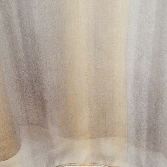 Banana Republic Silk Slip Dress Pastel Neutral Midi Size 4 - Picture 4 of 8